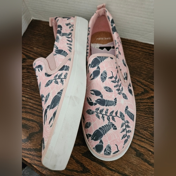 Sperry Shoes - Sperry Women's Size 12 Top Sider  Pink Canvas Low Top Slip On Sneakers. (5)